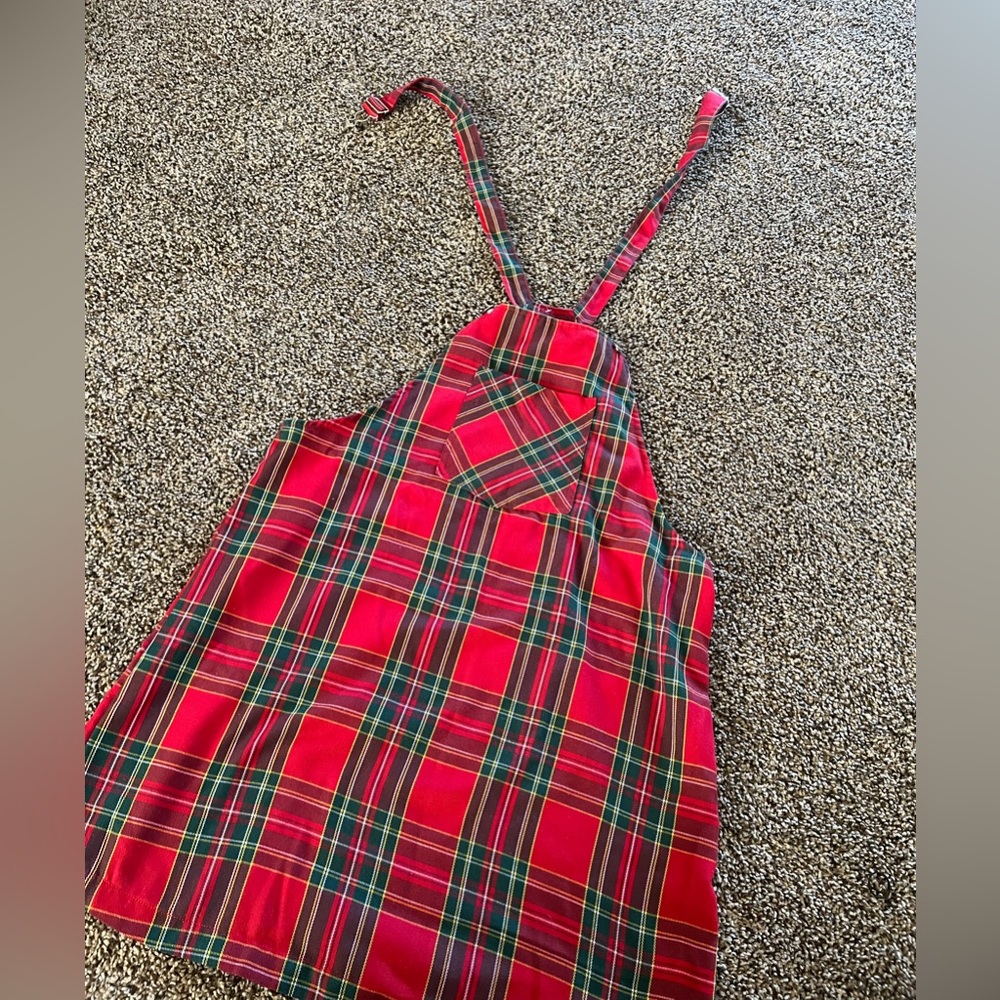 Red,Green,Yellow, and White Overall